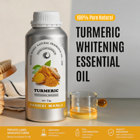 Huile Essentielle de Curcuma 100% Pure et Naturelle, Éclaircissante et Hydratante pour le Visage, le Corps, les Massages et le SPA, Qualité Cosmétique, Vente en Gros