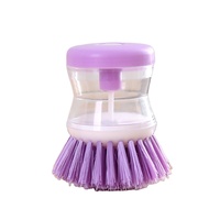 Accessoires de cuisine Presse Distributeur de détergent liquide Brosse de nettoyage de cuisine Gadget de cuisine Brosse à savon