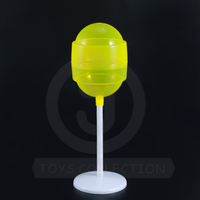 Capsule vide en plastique en forme de sucette pour bonbons, avec base, pour cadeaux surprises – Vente en gros