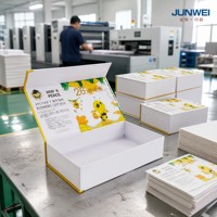 Boîtes en carton rigide magnétiques recyclables personnalisées en gros pour bougies, portefeuilles, artisanat – Cadeau réutilisable en forme de livre à couverture rabattable