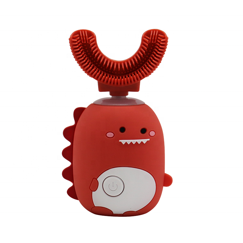 Зубная щетка Детская звуковая электрическая, автоматическая водонепроницаемая, тип рта, новая силиконовая