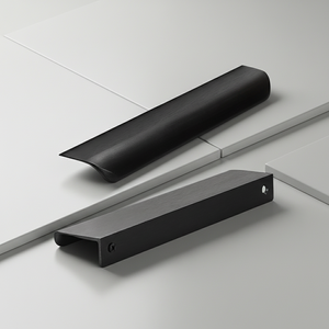SPIDER Black Bedroom Hidden Cabinet Handles Cupboard <strong>Door</strong> Pulls Drawer <strong>Knobs</strong> Long Furniture Hardware Modern Aluminum Alloy - Product Image 2