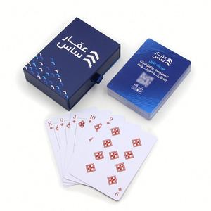 High Quality Poker Deck Personalized Design Durable Pvc Baloot Paper Plastic Material Custom <b>Playing</b> <b>Cards</b> - Product Image 1
