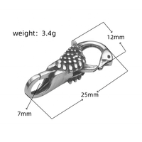 Vente en gros de fermoirs en argent sterling à double extrémité personnalisés Accessoires de bricolage pour bracelets Colliers de perles Recherche de bijoux de printemps