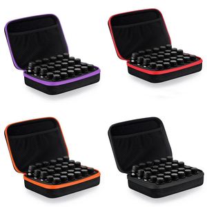 High Quality Customized Wholesale <b>Waterproof</b> Leather Essential Oils Carrying case for 30 Bottles with Hard <b>Foam</b> Inserts - Product Image 2