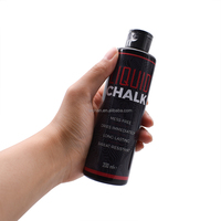 Logo personnalisé rond 50ml 100ml 200ml 250ml carbonate de magnésium Gym liquide craie sèche rapidement