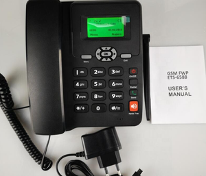 Điện thoại cố định điện thoại không dây với người gọi ID 2 Sim Thẻ GSM điện thoại máy tính để bàn - Product Image 4