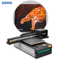 Impresora UV de Cama Plana de 60*90cm con Limpieza Automática, Impresora Digital A1 con Tecnología de Inyección de Tinta, Máquina Ricoh Personalizable para Acrílico, Metal, Vidrio, Plástico y Madera