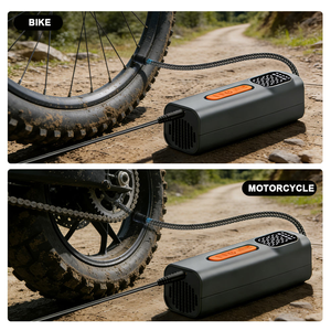 Pompe à air électrique portable pour voiture, compresseur d'air, pompe de dégonflage, <span class=keywords><strong>gonfleur</strong></span> de pneus <span class=keywords><strong>rechargeable</strong></span> pour voiture, moto, vélo, ballon - Product Image 3