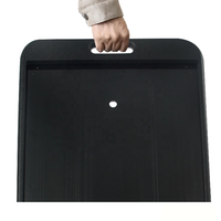 Panneau publicitaire pliable en plastique en forme de A, imperméable, support d'affiche portable, panneau publicitaire pour affichage intérieur et extérieur
