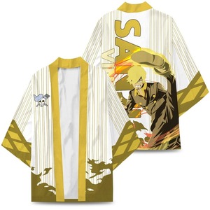 Kimono Anime une pièce japonais populaire Kimono pour hommes et femmes à la mode Kimono japonais Street Wear veste de fête d'Halloween - Product Image 1