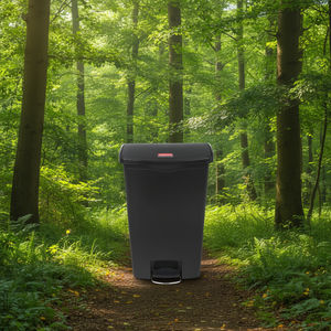 Pattumiera a Pedale in Resina Nera 68 L - Product Image 3