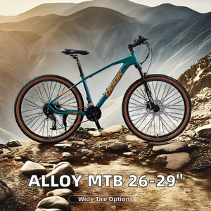 Vente en gros 26/27.5/29 modèle de vitesse de vélo de montagne de descente en alliage d'aluminium avec fourche en acier et jante en carbone vtt adulte avec pneu en peau - Product Image 3