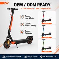 Skuter Listrik Lipat OBX 36V 10.4Ah untuk Dewasa, Perjalanan Kota, Stok Gudang AS, Pengiriman 7 Hari