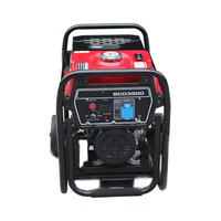 Zuverlässiger 6,5KW Industrie-Dieselgenerator 220V/380V 50Hz/60Hz, Professioneller tragbarer Wechselrichter-Generator.