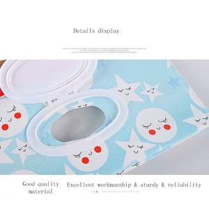 Bolsa de embalaje de pañuelos faciales de plástico para bebé, dispensador de toallitas húmedas reutilizables, impermeable, personalizado, soporte EVA - Product Image 4