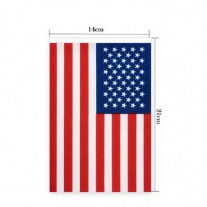 Guirnalda de Banderines Personalizados con la Bandera de Estados Unidos, de Poliéster Económico, 14x21cm, Impresión Personalizada - Product Image 2