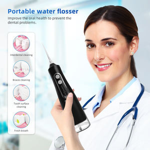 M209 Jet d'eau buccal portable rechargeable 300 ml, étanche, 4 modes, irrigateur dentaire sans fil, utilisation en extérieur, nettoyeur de dents, usage domestique - Product Image 2