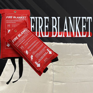 Огнеупорное одеяло из стекловолокна ультратонкое, 0,4 мм |   Температуростойкость 800+ |   Многоразовое противопожарное одеяло 120x180 см - Product Image 2