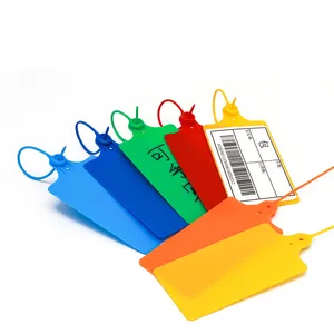 Small Plastic Disposable Information Tag Hang Tag Clothing Metal Bead String Barcode Printer Clothing Paper Tag