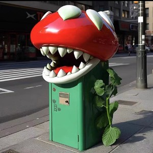 Statue de personnage de <span class=keywords><strong>Mario</strong></span> personnalisée en fibre de verre sculpture <span class=keywords><strong>Mario</strong></span> Brother <span class=keywords><strong>Mario</strong></span> boîte aux lettres - Product Image 6