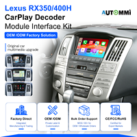 Kits d'interface de décodeur sans fil Apple CarPlay et Android Auto pour Lexus Toyota Harrier RX350 RX400h