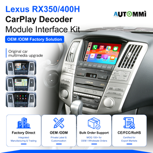 RX350 RX400h Harrier Модернизированный беспроводной <span class=keywords><strong>Apple</strong></span> CarPlay и Android Auto Decoder модуль интерфейсные комплекты для Lexus Toyota Harrier - Product Image 1