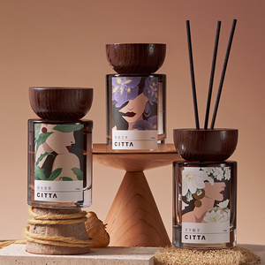 Bottiglie di vetro smerigliato personalizzate di lusso 100ml e 500ml grande diffusore di lamella vuota personalizzato MOQ 100 pz - Product Image 2