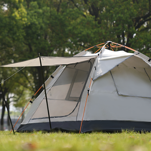 Tente imperméable robuste - Abri de camping toutes saisons, tente de randonnée portable en tissu Oxford à montage rapide pour les aventures en plein air - Product Image 2