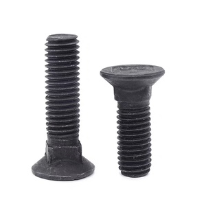 สลักเกลียวหัวโดมสแตนเลส สลักเกลียวหัวแบนสีดำสำหรับจอบไถ M6 - Product Image 6