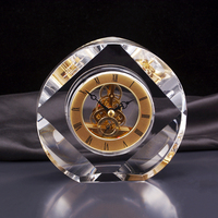 Honor of crystal K9 Cube vierge Souvenir cadeaux Kaaba cristal tour horloge modèle de mosquée