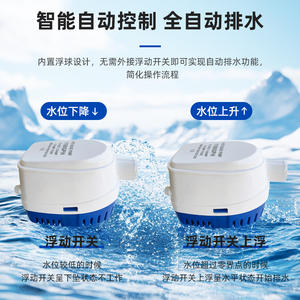 Bomba de Agua Automática SWIFTFLO de 12V, Mini Bomba de CC con Construcción de ABS/PC para Barcos, Yates de Pesca, Autocaravanas - Uso en Niveles Bajos de Agua - Product Image 4