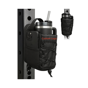 Porte-bouteille d'eau magnétique résistant à l'eau avec poche pour téléphone, sac de sport, voyage, fitness, sac de sport magnétique - Product Image 1