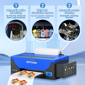 MIỄN PHÍ VẬN CHUYỂN đến Mỹ Máy in phẳng A3 DTF, phim thú cưng, mọi chất liệu vải, máy in áo thun, máy in dệt và bộ mực, bột, phim - Product Image 3