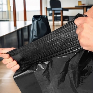 Heavy Duty Trash Bag Plastic <b>Disposable</b> 60 Gallon <b>Garbage</b> Bag - Product Image 2