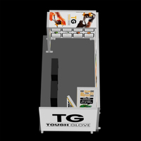 Stand d'exposition personnalisé en forme de U avec éclairage LED intégré, présentoir portable pour salon professionnel avec éclairage de plafond supérieur et cube graphique