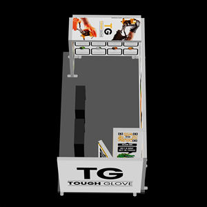 บูธแสดงสินค้ารูปตัวยูแบบกำหนดเองพร้อมกล่องไฟ SEG จอแสดงผลแบบพกพาสำหรับงานแสดงสินค้าพร้อมไฟเพดานด้านบนและกราฟิกทรงลูกบาศก์ - Product Image 5