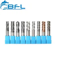 BFL Inch Kích Thước Fresas CNC Carbide 4 Sáo Phẳng Inch Phay Cutter Trong Kho 7/8 "Shank HRC58