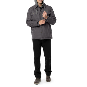 Chaqueta Softshell Térmica con Capucha para Hombre, Impermeable, Cortavientos, Forrada de Forro Polar, para Deportes al Aire Libre de Invierno, Estilo Urbano, en Color Sólido - Product Image 1