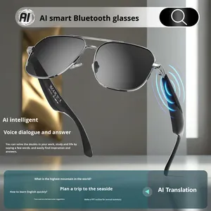 Gafas Inteligentes con IA 2026, Traductor en Tiempo Real con Más de 100 Idiomas, Gafas con Audio Bluetooth para Estudiantes de Idiomas GY100 - Product Image 2