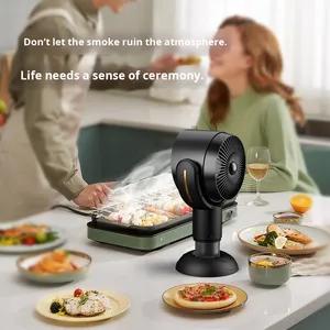 Campana extractora de escritorio portátil, nuevo modelo, ventilador para acampar al aire libre, olla caliente, <span class=keywords><strong>barbacoa</strong></span>, máquina de humo ventilada para <span class=keywords><strong>extractor</strong></span> de humo de aceite - Product Image 3