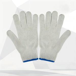 Guantes de trabajo de algodón reciclado, económicos y duraderos, calibre 7, Vietnam, 50-60g/par, con protección de algodón y poliéster, resistentes al desgaste, para jardín. - Product Image 2