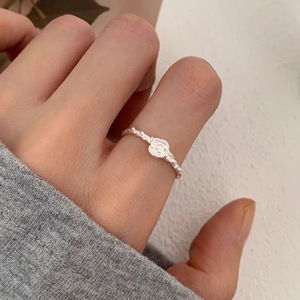 True Love Rose <b>Ring</b> for Women, Hot Selling New Style, Twisted Line Camellia Flower Index <b>Finger</b> <b>Ring</b> (TikTok Livestream) - Product Image 1