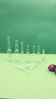 Flacons en verre ambré de 10 ml avec bouchons en titane, flacons de stockage pour vaccins et cosmétiques