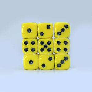 Dado estándar D6 de 16 mm de un solo color para juegos de rol, accesorios para juegos de piezas, precio económico de fábrica - Product Image 2