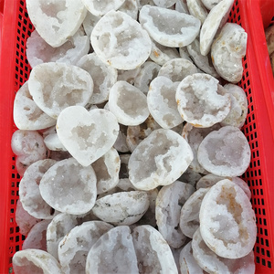 حجر العقيق المغربي الطبيعي بالجملة على شكل قلب وبيضة للديكور المنزلي - Product Image 6