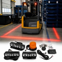 Sistem Peringatan Kedekatan Radar Forklift dengan Lampu Strobo Alarm untuk Penghindaran Tabrakan Pejalan Kaki di Gudang dan Zona Keamanan Kendaraan