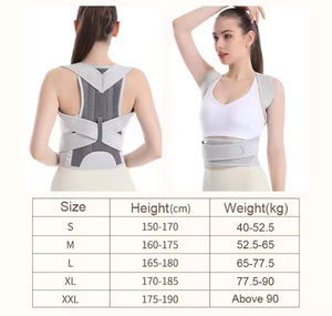 Correcteur <span class=keywords><strong>de</strong></span> posture ergonomique pour le dos et les épaules, soutien complet pour la colonne thoracique, redresseur d'épaules, correcteur <span class=keywords><strong>de</strong></span> posture assise - Product Image 6