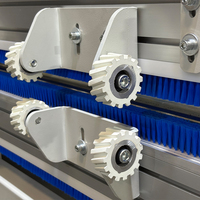 Machine de laminage automatique PUR à chaud pour film, papier, MDF - Moteur et composants d'engrenage haute puissance 70KW contrôlés par PLC