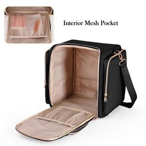 Juego de Bolsas de Cosméticos de Viaje de Lujo de Fábrica BSCI, Organizador de Cosméticos Multifuncional con Logotipo Personalizado, Estuches de Nailon para Cosméticos - Product Image 4